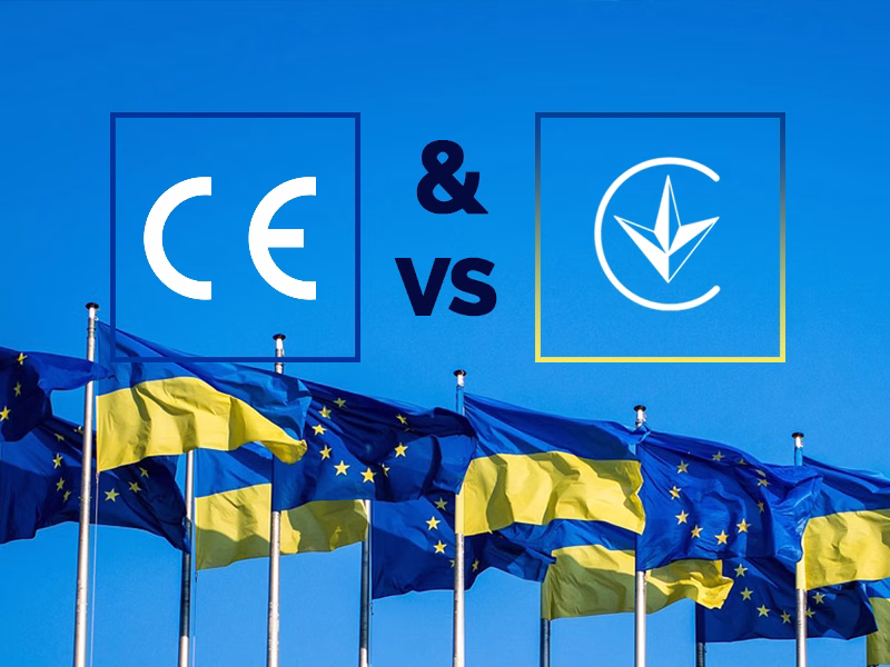 Європейське та українське маркування відповідності Технічному регламенту ЗІЗ